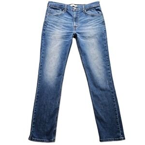 Levi Strauss Signature Slim Mens Jeans 36x32 Blue Medium Wash Mid Rise Stretch